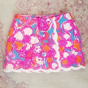 Lilly Pulitzer Scalloped Skort Size 00